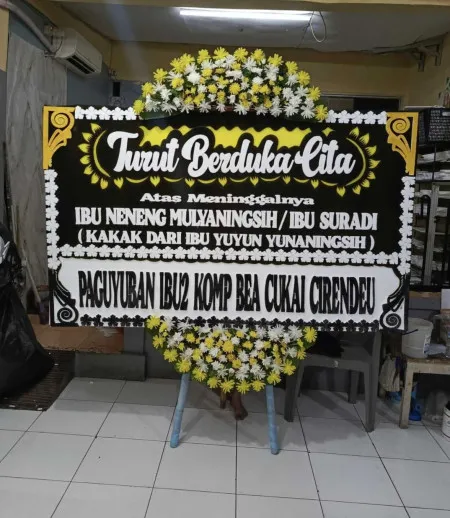 Papan Bunga Duka Paket Pernikahan Sentul