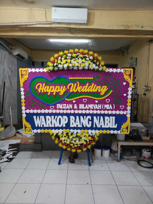 Papan Bunga Paket Pernikahan Sentul