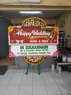 Papan Bunga Paket Pernikahan Sentul