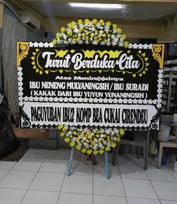 Papan Bunga Paket Pernikahan Sentul