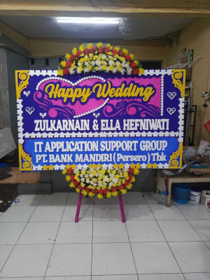 Papan Bunga Paket Pernikahan Sentul